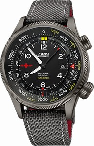 Oris Swiss automatic Dial color Black Watch # 73377054234FS (Men Watch)