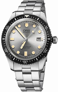 Oris Swiss automatic Dial color Silver Watch # 73377204051MB (Men Watch)