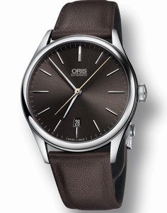 Oris Artelier Dexter Gordon Limited Edition Date Dark Brown Leather Watch# 73377214083SetLS (Men Watch)
