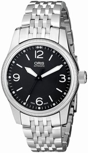 Oris Black Dial Stainless Steel Band Watch #733-7649-4033MB (Men Watch)
