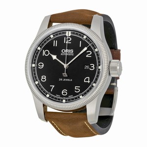 Oris Black Automatic Watch #733-7669-4084SET (Men Watch)