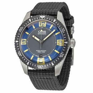 Oris Automatic Diver Date Black Fabric Watch# 733-7707-4065BKFS3 (Men Watch)