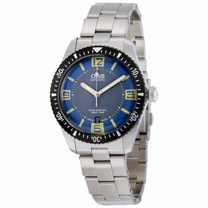 Oris Blue And Grey Automatic Watch #733-7707-4065MB (Men Watch)
