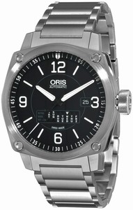 Oris BC4 Automatic Retrograde Day Black Dial Stainless Steel# 73576174164MB (Men Watch)