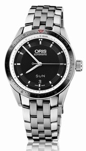 Oris Artix GT Day Date Automatic Black Dial Stainless Steel Watch# 73576624154MB (Men Watch)