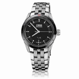 Oris Artix GT Day Date Automatic Black Dial Stainless Steel Watch# 73576624434MB (Men Watch)