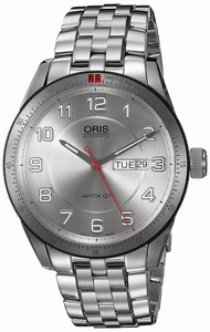 Oris Silver Dial Stainless Steel Band Watch #73576624461MB (Men Watch)