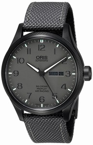 Oris Grey Dial Stainless Steel Band Watch #73576984783SET (Men Watch)