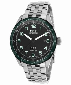 Oris Automatic self wind Dial color Black Watch # 73577064494MB (Men Watch)