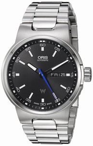 Oris Black Dial Stainless Steel Band Watch #73577164154MB (Men Watch)