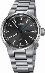 Oris Automatic Williams Day Date Stainless Steel Watch# 73577404154MB (Men Watch)