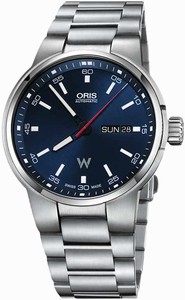 Oris Automatic Williams Day Date Stainless Steel Watch# 73577404155MB (Men Watch)