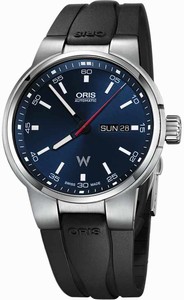 Oris Automatic Williams Day Date Black Rubber Watch# 73577404155RS (Men Watch)