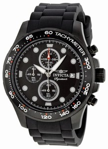 Invicta Quartz Black Watch #7375 (Men Watch)