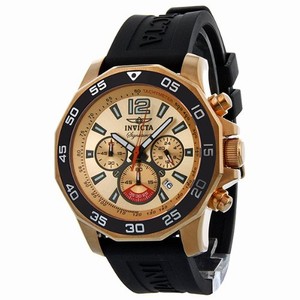 Invicta Rose Gold-tone Dial Fixed Band Watch #7432 (Men Watch)