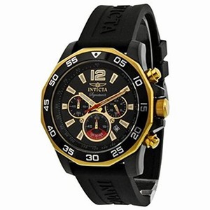 Invicta Quartz Black Watch #7434 (Men Watch)