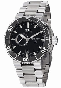 Oris Aquis Automatic Black Small Second Date Dial Titanium Watch# 74376647154MB (Men Watch)