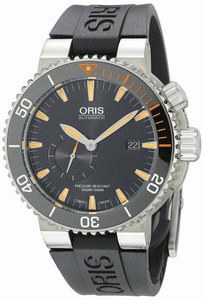 Oris Carlos Coste Limited Edition IV Black Rubber Watch # 74377097184RS (Men Watch)