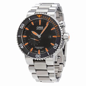 Oris Black Automatic Watch #743-7709-7184MB (Men Watch)