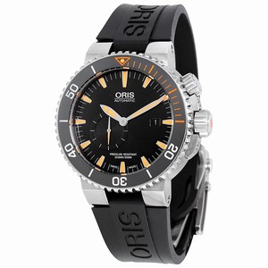 Oris Black Automatic Watch #743-7709-7184RS (Men Watch)