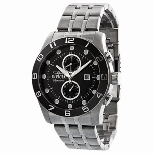 Invicta Quartz Black Watch #7447 (Men Watch)