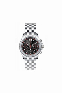 Invicta Black Dial Fixed Stainless Steel Band Watch #7456 (Men Watch)