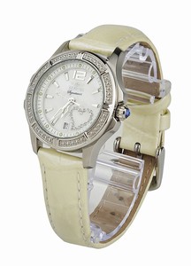 Invicta Quartz Mother of Pearl Dial Leather Watch # 7475 (Women Watch)
