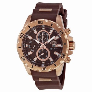 Invicta Brown Quartz Watch #7484 (Men Watch)