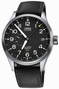 Oris Swiss automatic Dial color Black Watch # 74877104164LS (Men Watch)