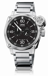 Oris BC4 Automatic Der Meisterflieger Black Dial Stainless Steel Watch# 74976324194MB (Men Watch)