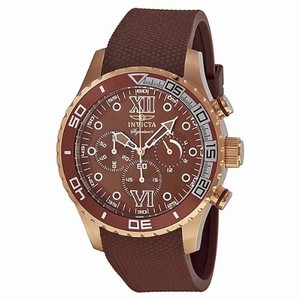 Invicta Quartz Brown Watch #7505 (Men Watch)