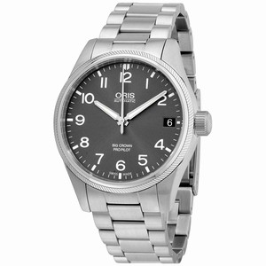 Oris Swiss automatic Dial color Grey Watch # 75176974063MB (Men Watch)