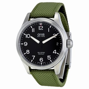 Oris Black Automatic Watch #751-7697-4164 (Men Watch)