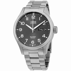 Oris Swiss automatic Dial color Grey Watch # 75276984063MB (Men Watch)
