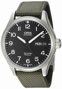 Oris Black Dial Stainless Steel Band Watch #75276984164LS2 (Men Watch)