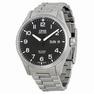 Oris Black Automatic Watch #752-7698-4164MB (Men Watch)