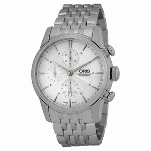 Oris Silver Automatic Watch #774-7686-4051MB (Men Watch)