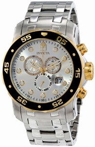 Invicta Swiss Quartz Silver Watch #80040 (Men Watch)