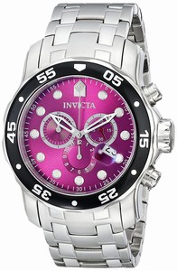 Invicta Purple Quartz Watch #80054 (Men Watch)