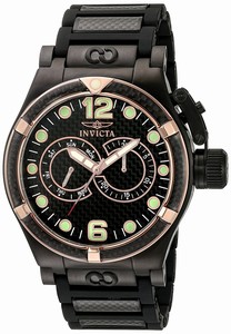 Invicta Black Dial Stainless Steel Band Watch #80088 (Men Watch)