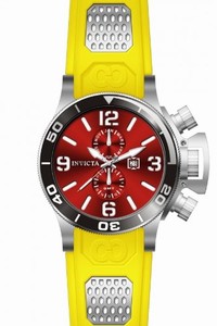 Invicta Swiss Quartz Red Watch #80221 (Men Watch)