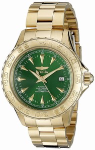 Invicta Green Dial Stainless Steel Band Watch #80258 (Men Watch)