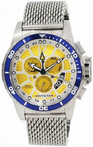 Invicta Swiss Quartz Yellow Watch #80267 (Men Watch)