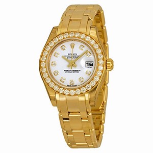 Rolex Automatic Dial color White Watch # 80298 (Women Watch)