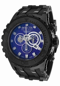 Invicta Subaqua Quartz Chronograph Day Date Blue Dial Polyurethane Watch # 80392 (Men Watch)