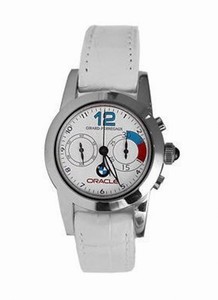 Girard-Perregaux Automatic Analog White Leather Watch #80440-11-712-CB7A (Women Watch)