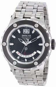 Invicta Black Dial Stainless Steel Band Watch #80493 (Men Watch)