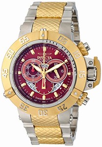 Invicta Swiss Quartz Red Watch #80509 (Men Watch)