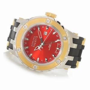 Invicta Red Dial Polyurethane Rubber Band Watch #80588 (Men Watch)