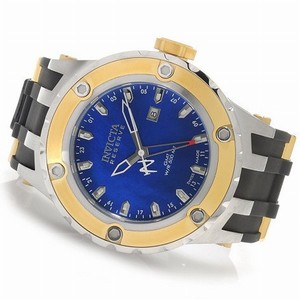 Invicta Swiss Made Ronda 515.24H Quartz GMT Blue Mother Of Pearl Watch #80589 (Men Watch)